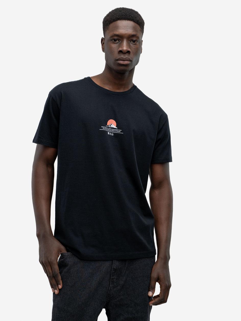 Koszulka Z Krótkim Rękawem Męska Czarna MyStars Japan Board