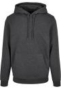 Bluza Z Kapturem Basic Męska Szara Build Your Brand BB001 No Logo
