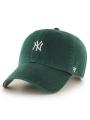 Czapka Z Daszkiem Ciemna Zielona Dad Hat 47 Brand NY New York Yankees Clean Up Base Runner