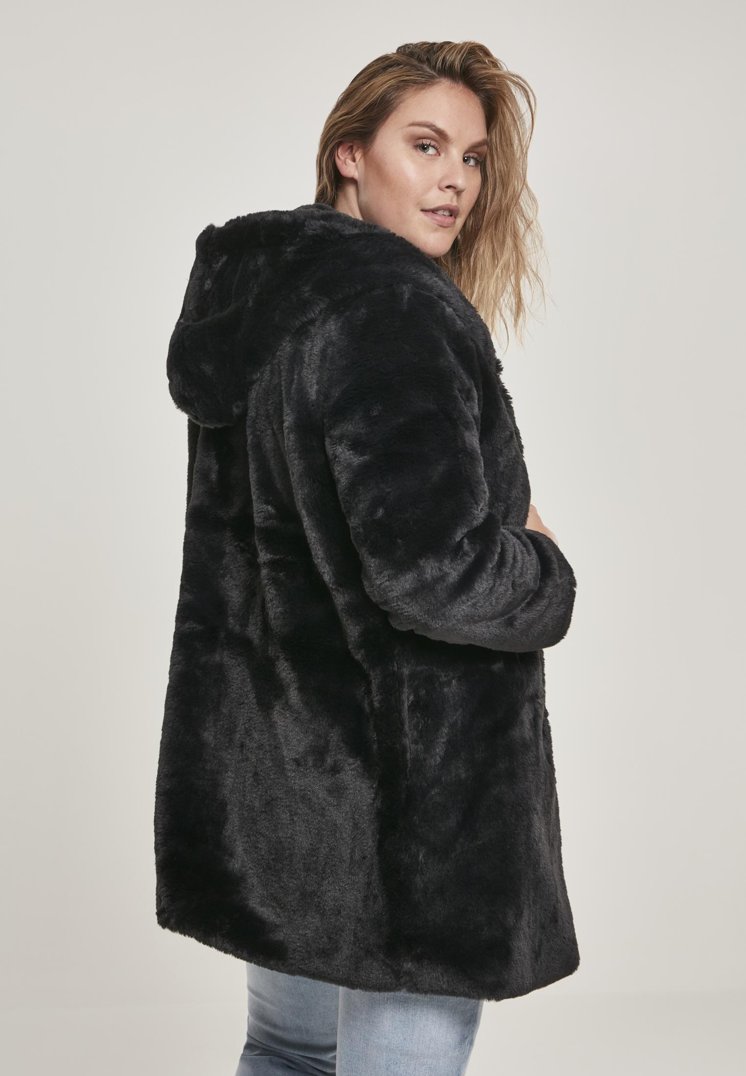 Kurtka Zimowa Trench Damska Czarna Urban Classics TB2375