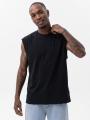 Bezrękawnik Tank Top Męski Czarny i8 Denim Haft Logo