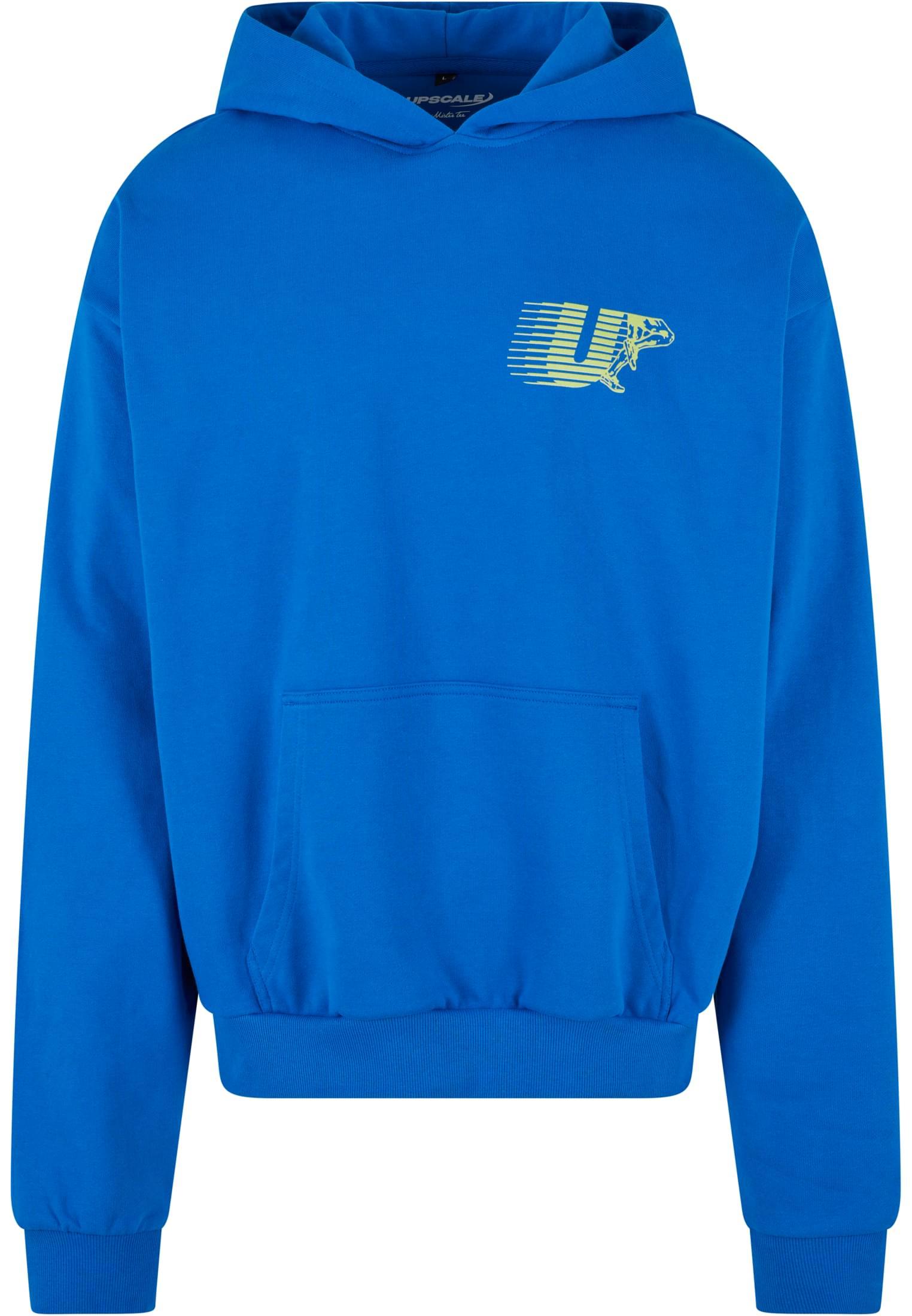 amasaya Bluza Z Kapturem Niebieska Męska Oversize Upscale Athletic