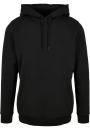 Bluza Z Kapturem Basic Męska Czarna Build Your Brand BB001 No Logo