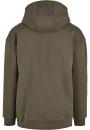 Bluza Z Kapturem Oversize Męska Zielona Build Your Brand BB006 No Logo