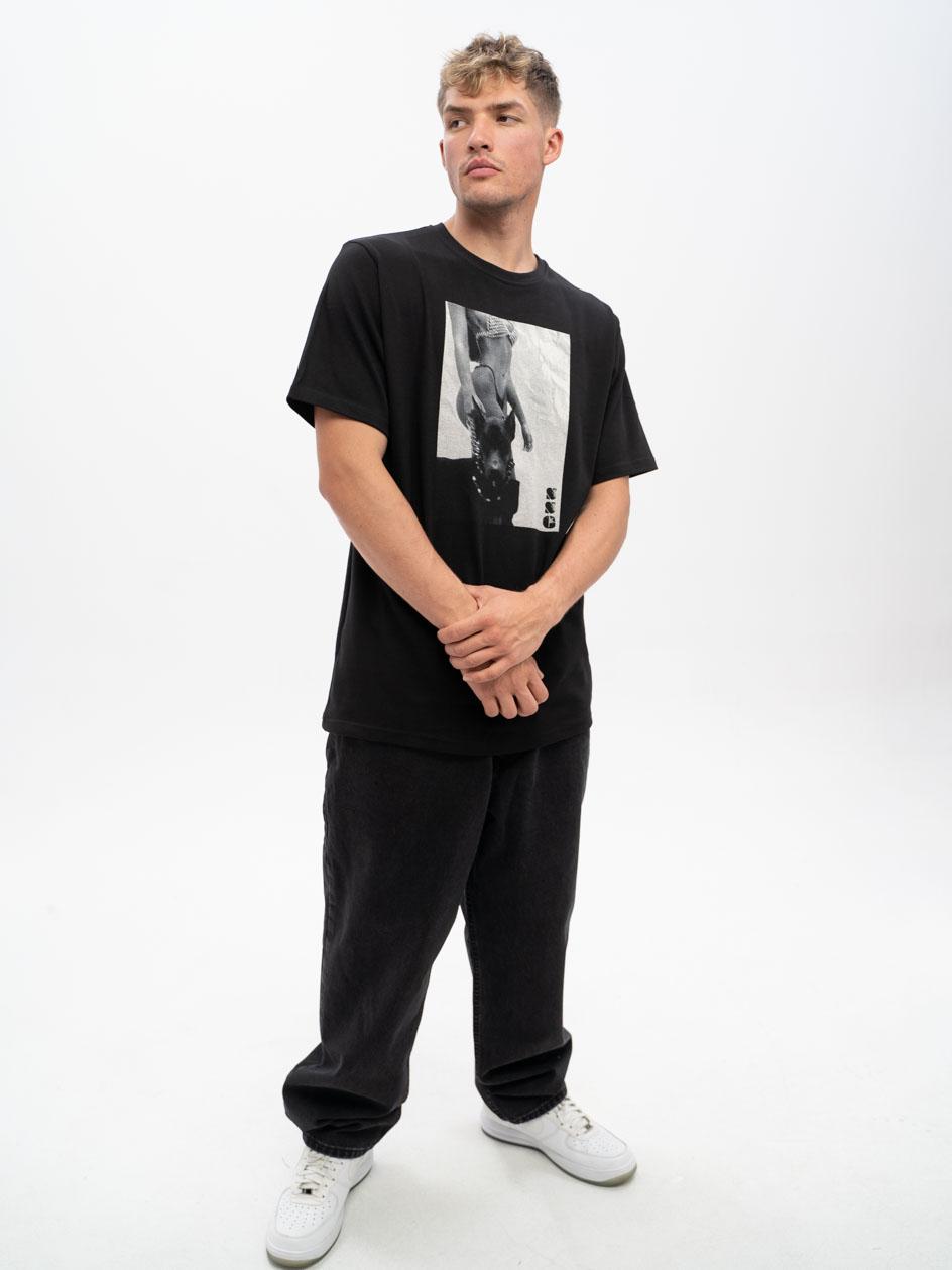 ◆DNSR◆ Violent T-shirt black KOSZULKA DOBERMAN'S OFFENSIVE Czarny | MĘSKIE  KOSZULKI I T