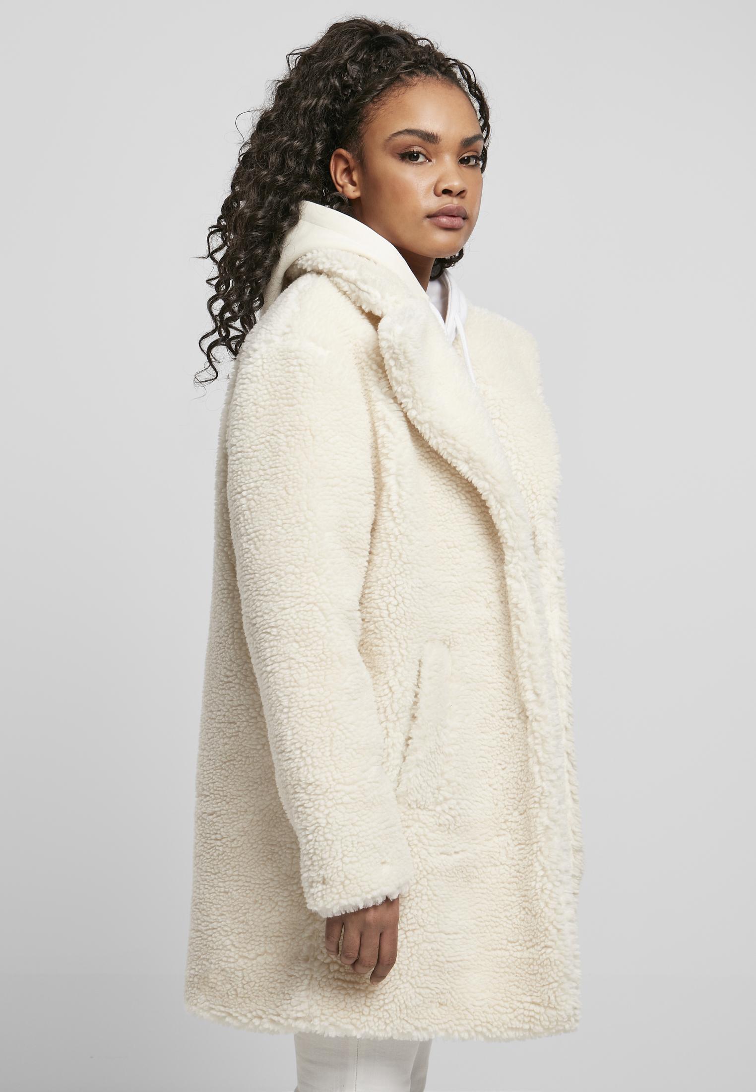 Veste courte femme Urban Classics Oversized Sherpa - vert - XL Vert - Prêt-à-Porter