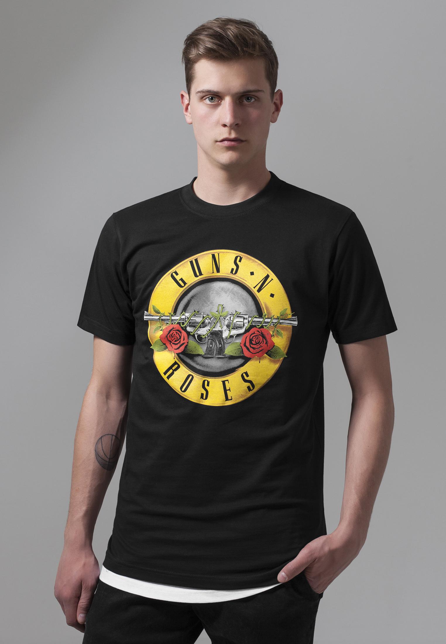 GUNS N' ROSES Tシャツ 黒 Koszulka Z Krótkim Rękawem Męska Czarna Merchcode MT346 Guns n' Roses
