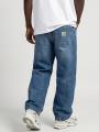 Spodnie Jeansowe Męskie Regular Niebieskie Carhartt WIP Landon