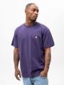 Koszulka Z Krótkim Rękawem Męska Fioletowa / Złota Carhartt WIP Chase