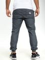 Spodnie Jeansowe Jogger Ze Ściągaczem MęskieCiemne Szare Jigga Wear Crown Raw