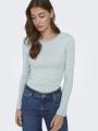Koszulka Z Długim Rękawem Damska Niebieska / Biała Only OnlMadison L/S O-neck Top