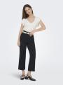 Spodnie Materiałowe Damskie Czarne OnlPoptrash Life Mw Straight Culotte