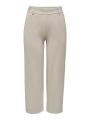 Spodnie Materiałowe Damskie Ciemne Beżowe OnlPoptrash Life Mw Straight Culotte