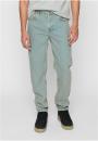 Spodnie Jeansowe Męskie Niebieskie DFJS196 DEF Loose Fit