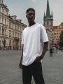 T-Shirt Oversize Męski Biały UrbanCity No Logo