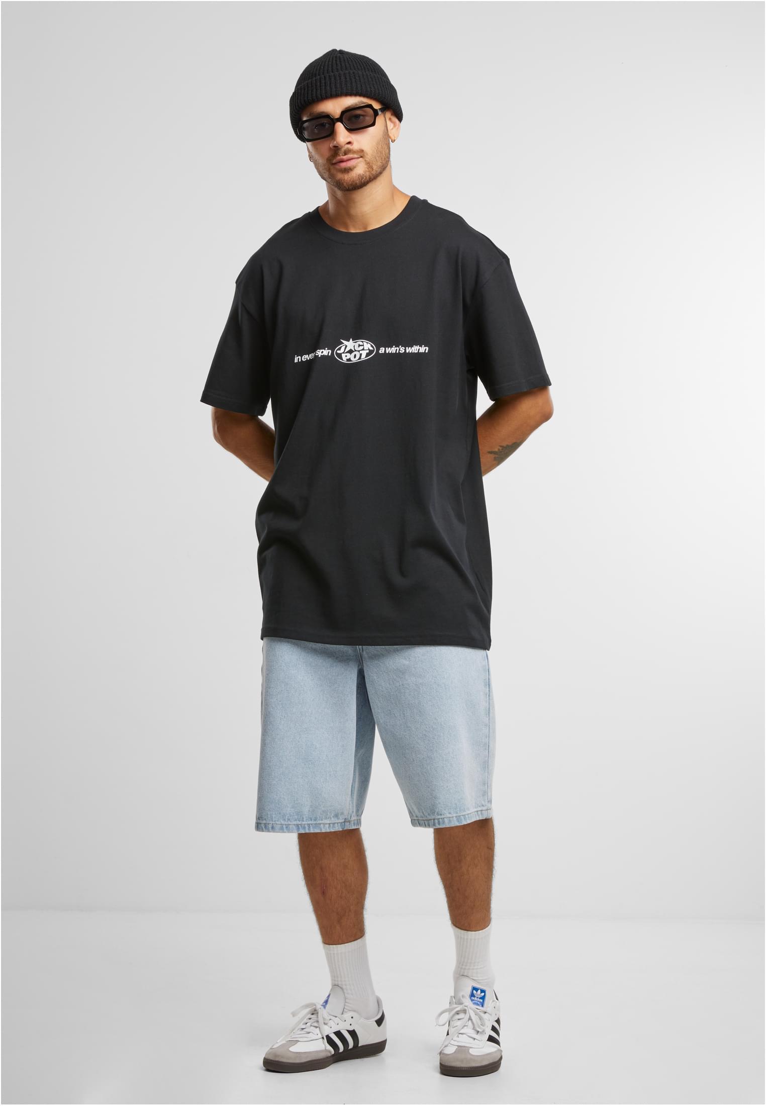 Koszulka Z Krótkim Czarna Rękawem Męska Oversize Upscale