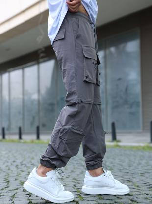 SAYATOMOスラックス grey SAYATOMO - 【ラスト1点】【20SS】Hakama Slacks/ハカマ