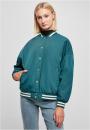 Kurtka College Oversize Damska Niebieska Urban Classics TB5082