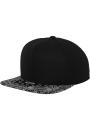 Czapka Z Daszkiem Snapback  Czarna Flexfit 6089BD