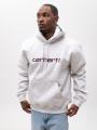 Bluza Z Kapturem Męska Szara / Fioletowa Carhartt WIP Hooded Sweat