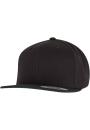 Czapka Z Daszkiem Snapback Czarna Flexfit 6089M