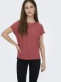 Koszulka Damska Czerwona Only OnlSmilla S/S Top Jrs Noos