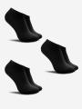 Zestaw 3 Par Niskich Skarpet Bawełnianych Czarnych Urban Socks Classic Cotton