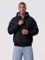 Kurtka Softshell Męska Czarna Elade Leather Patch