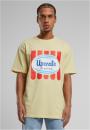 Koszulka Z Krótkim Żółta Rękawem Męska Oversize Upscale Ice Cream MT3217
