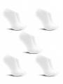 Zestaw 5 Par Niskich Skarpet Bawełnianych Białych Urban Socks Classic Cotton