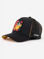 Czapka Z Daszkiem Trucker Czarna / Żółta Capslab Looney Tunes Daffy Duck