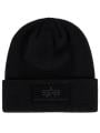 Czapka Zimowa Czarna Alpha Industries Velcro Beanie