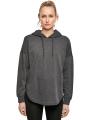 Bluza Z Kapturem Oversize Damska Szara Build Your Brand BY037 No Logo