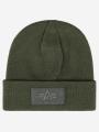 Czapka Zimowa Zielona Alpha Industries Velcro Beanie