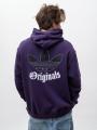 Bluza Z Kapturem Męska Fioletowa adidas Originals GRFX
