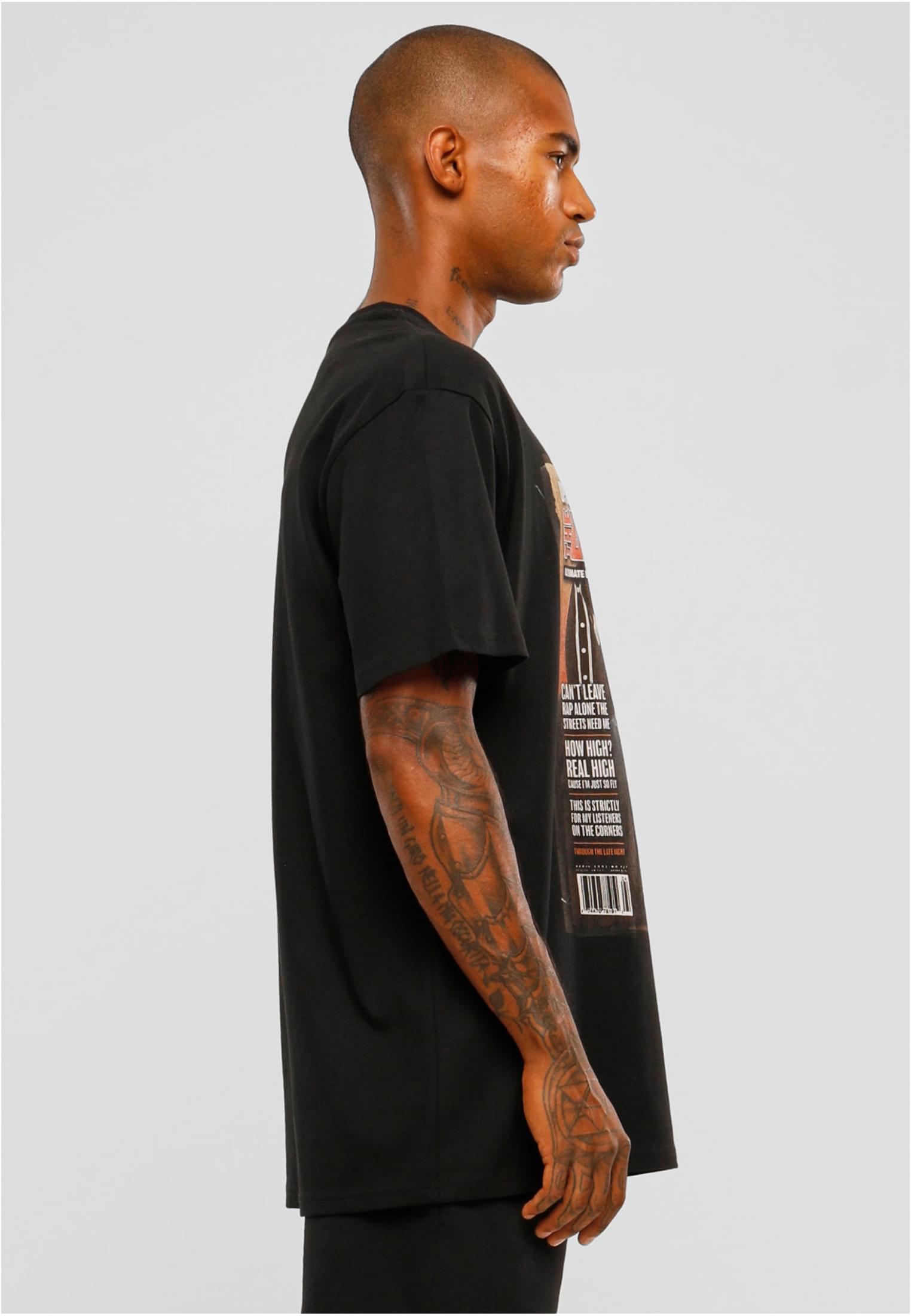 Koszulka Z Krótkim Czarna Rękawem Męska Oversize Upscale Magazine