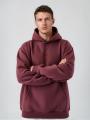 Bluza Z Kapturem Boxy Męska Bordowa SSG Small Classic