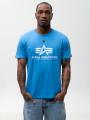 Koszulka Z Krótkim Rękawem Męska Jasna Niebieska Alpha Industries Basic
