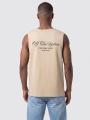 Koszulka Tank Top Męska Beżowa Plus Eighteen Country Club