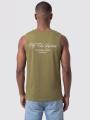 Koszulka Tank Top Męska Jasna Oliwkowa Plus Eighteen Country Club