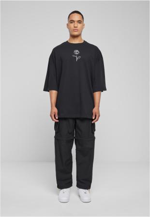 Koszulka Z Krótkim Rękawem Męska Oversize Czarna Merchcode