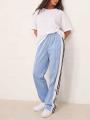 Spodnie Dresowe Damskie Niebieskie adidas Orginals Adibreak PT