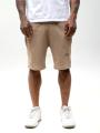Krótkie Spodenki Dresowe Męskie Beżowe Elade Classic