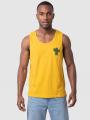 Koszulka Tank Top Męska Zółta Plus Eighteen Saguaro