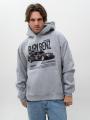 Bluza Z Kapturem Męska Szara Carsick BABY BENZ