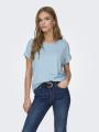 Koszulka Damska Jasna Niebieska Only OnlMoster S/S O-Neck Top Noos Jrs