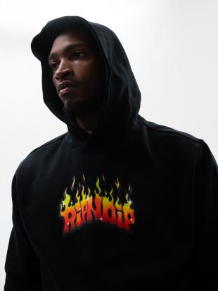 Bluza Z Kapturem Męska Czarna RIPNDIP Scary Cute