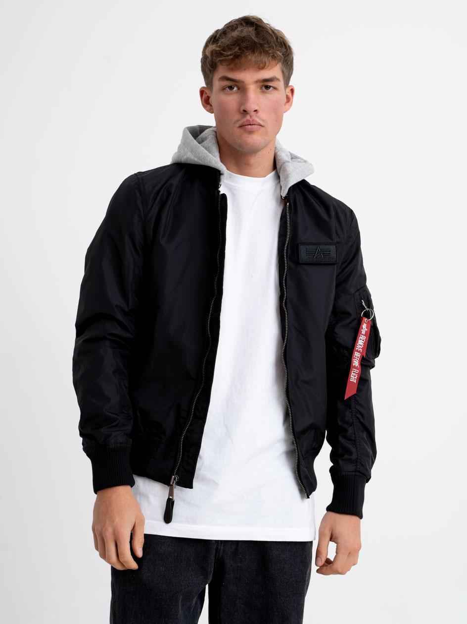 ジャケット・アウター FCRB 23aw ALPHA HOODED MA-1 BLACK M ジャケット・アウター FCRB 23aw ALPHA HOODED MA-1 BLACK M