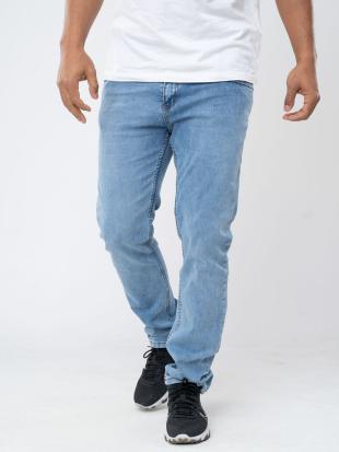 Spodnie Jeansowe Slim K&L Jeans W Stitching Stone Jasne