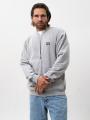 Rozpinana Bluza Bez Kaptura Męska Szara Melanżowa Mass Signature Patch Baseball